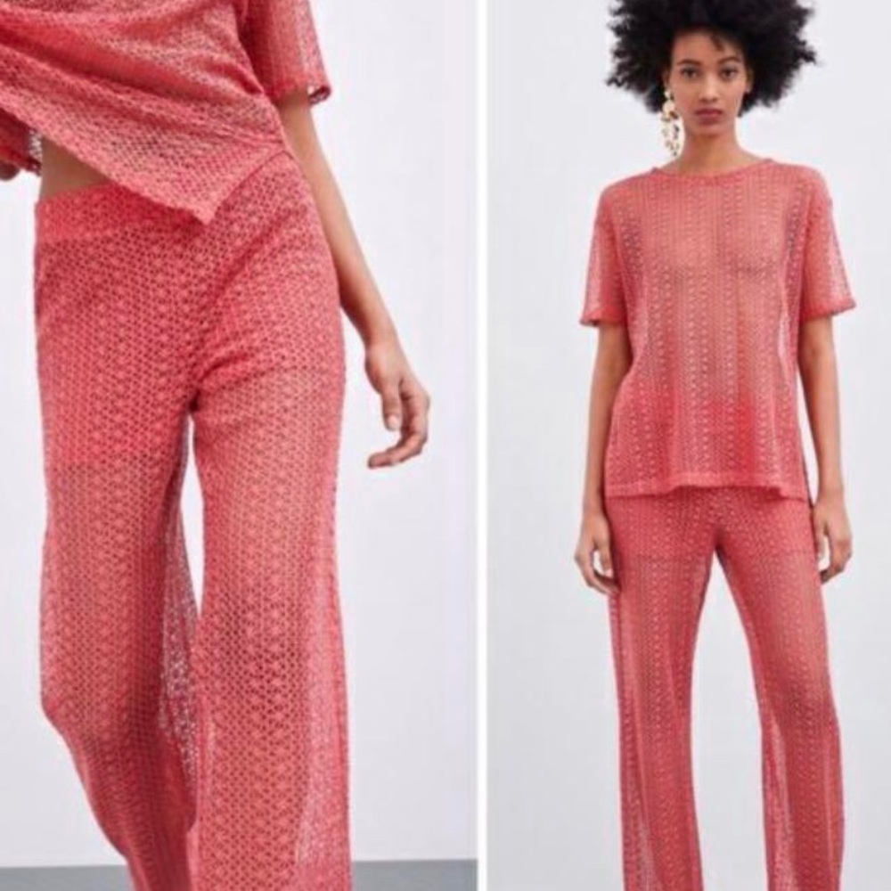 ZARA Crochet Coordinate Set